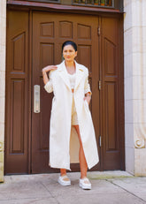 Oma Linen Trench Coat - Preorder