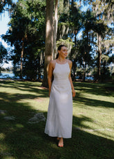 Laxmi Linen Maxi Dress