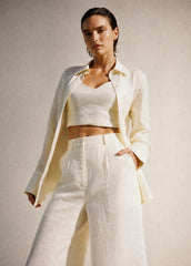 Classic Button Linen Shirt