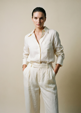 Classic Button Linen Shirt
