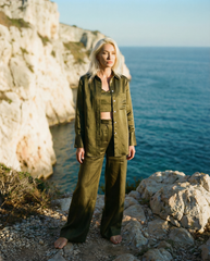 Kali Wide Leg Pant - Silk Linen- Limited Release