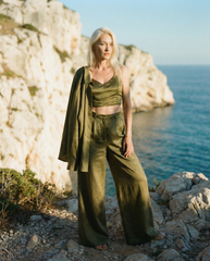 Kali Wide Leg Pant - Silk Linen- Limited Release