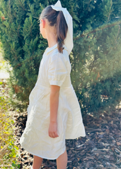 Isa Little Girl's Linen Dress - Preorder