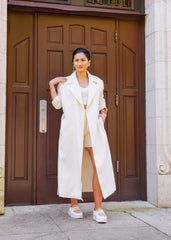 Oma Linen Trench Coat - Preorder
