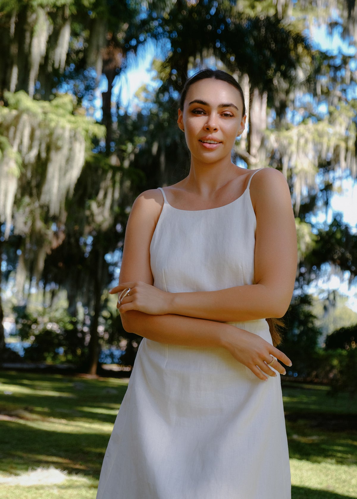 Laxmi Linen Maxi Dress